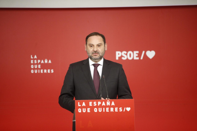 Rueda de prensa sobre actualidad política del PSOE en su sede nacional