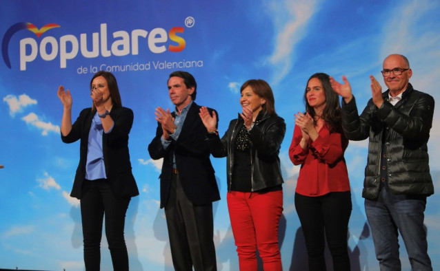 28A.- Aznar advierte de que la Comunitat se juega en las elecciones ser 