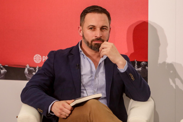 Santiago Abascal en la presentación del libro 'España vertebrada'