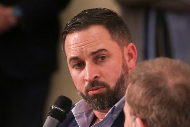 Santiago Abascal en la presentación del libro 'España vertebrada'