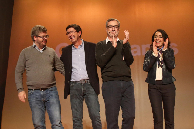 El vicepresidente de la Junta de Andalucía, Juan Marín, participa en un encuentr