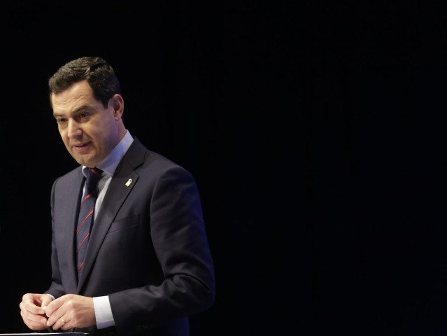 El presidente de la Junta, Juanma Moreno, clausura el V Congreso Nacional de Aud