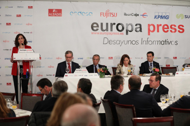 Desayuno Informativo de Europa Press con Isabel Díaz Ayuso