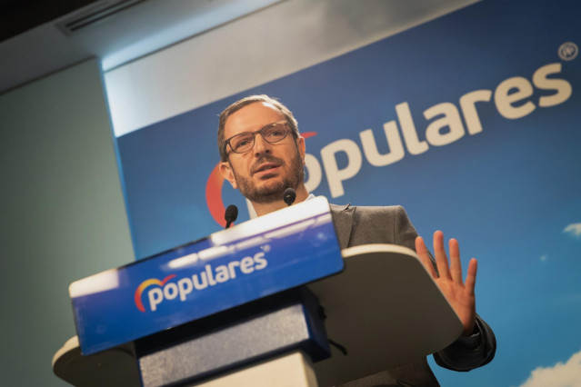 Presentación del eslogan de campaña del PP para las próximas elecciones generales del 28 de abril