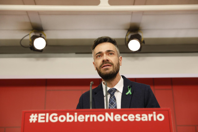 Rueda de prensa sobre actualidad política del PSOE