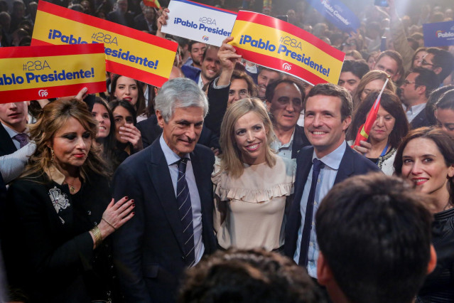 Pablo Casado inicia la campaña de las elecciones generales en Madrid