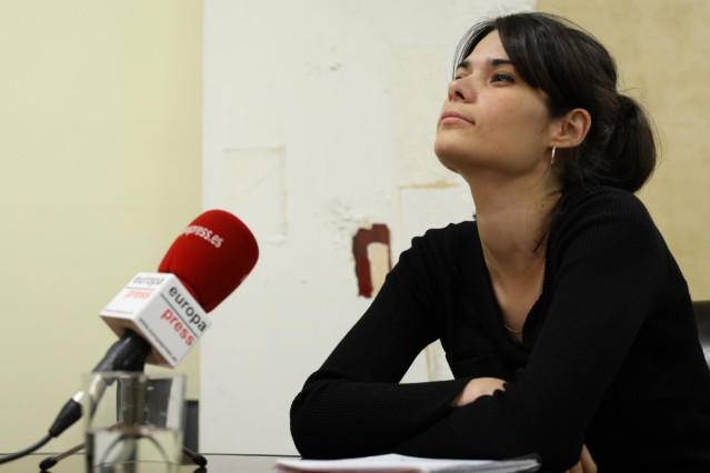 Retratos de la candidata de Podemos a la Presidencia de la Comunidad de Madrid, Isabel Serra