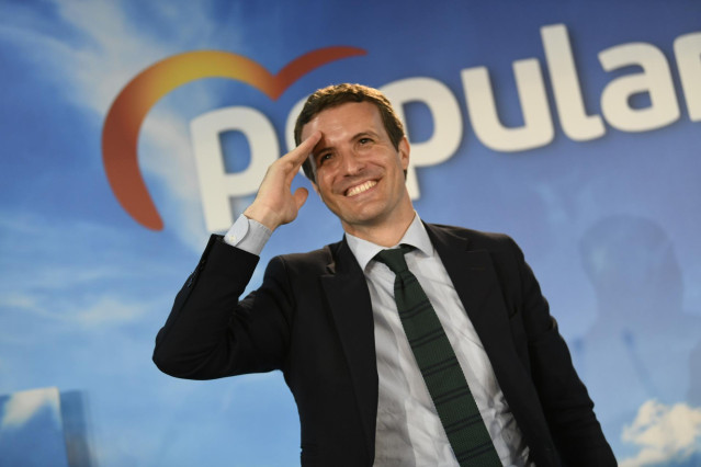 Pablo Casado clausura un mitin del partido en Ciudad Real