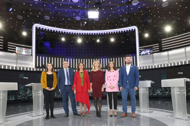 AMP.- 28A Debate.- Álvarez de Toledo (PP) e Irene Montero (Podemos) se enzarzan por la reforma de los delitos sexuales