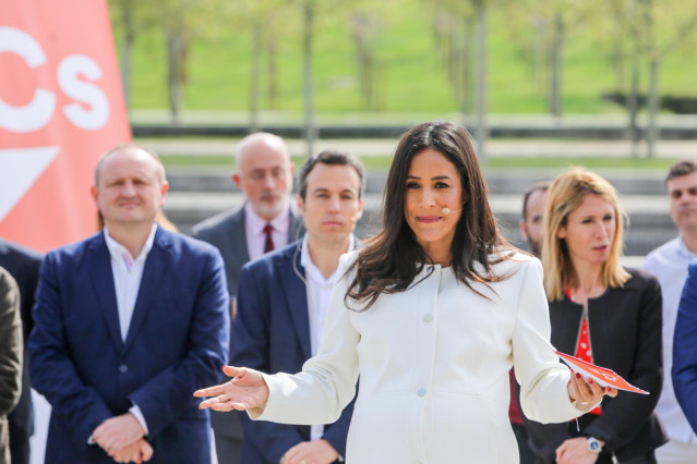 La candidata de Ciudadanos a la Alcaldía de Madrid, Begoña Villacís, presenta la lista con la que concurrirá a las próximas elecciones municipales del 26 de mayo