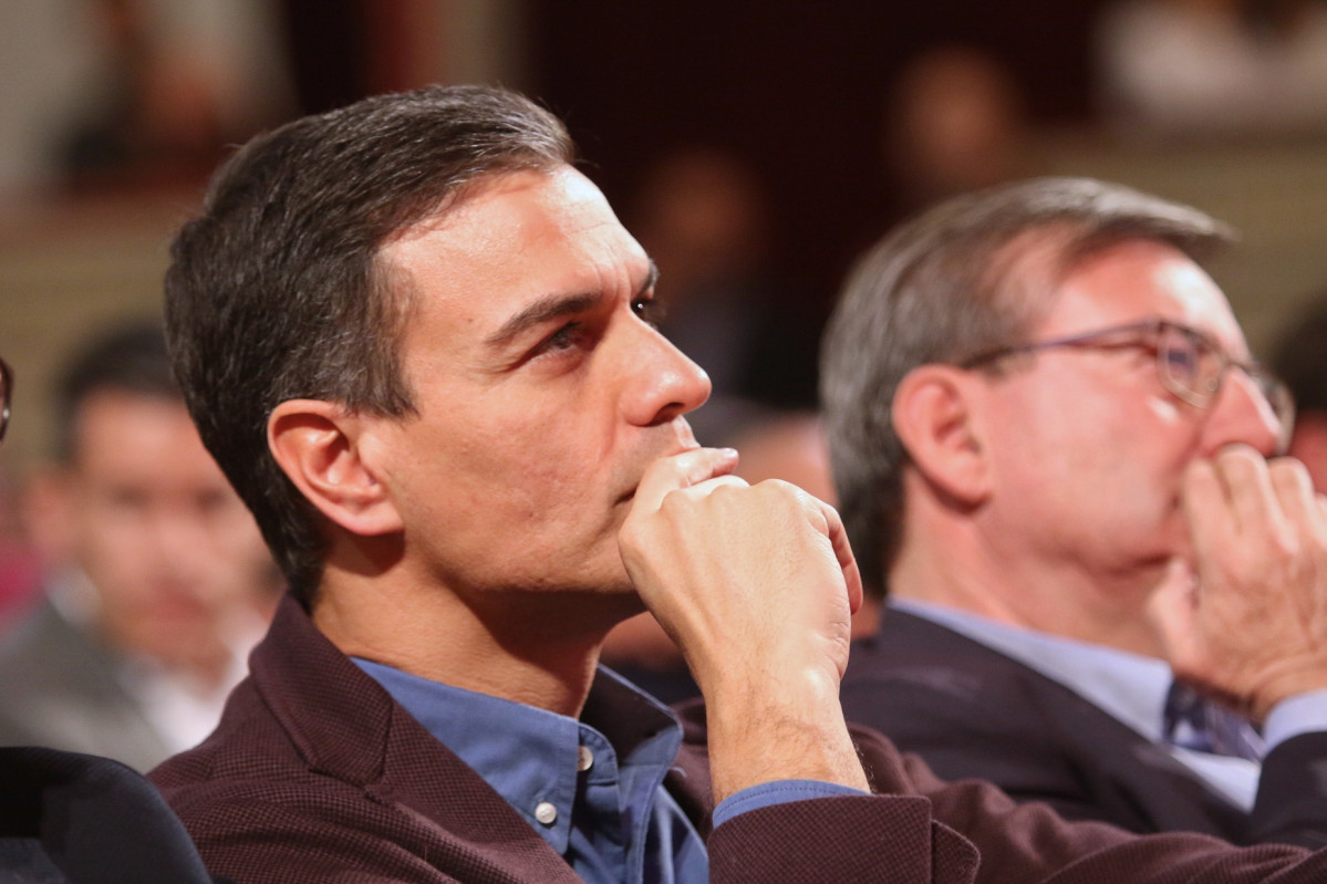 Pedro Sánchez, participa en un acto público en Almería