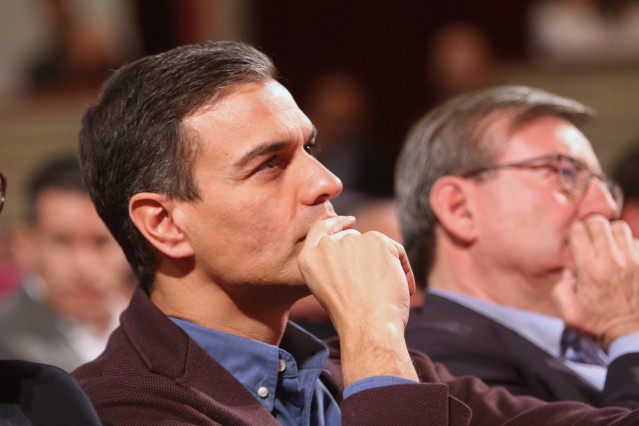 Pedro Sánchez, participa en un acto público en Almería