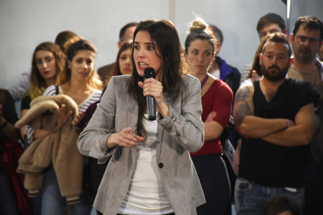 Acto de Unidas Podemos en Elche (Alicante)