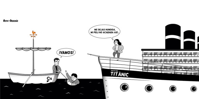 28A.- El PPCV Advierte De Un Posible Pacto PSPV-Cs En Una Viñeta De 'Rota Y Descosío' Rescatados Por Cantó