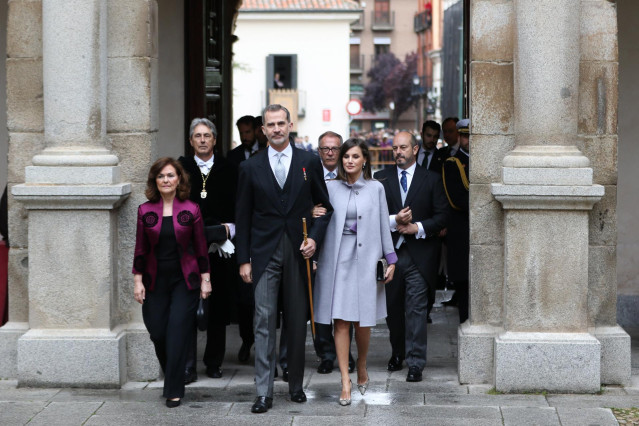 Acto de entrega del Premio Cervantes 2018 en el Paraninfo de la Universidad de Alcalá