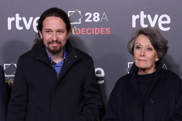 RTVE organiza el debate electoral a cuatro en el que participan los dirigentes d
