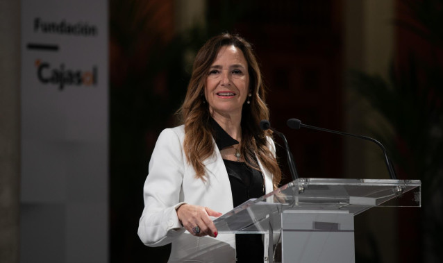 Desayunos informativos de Europa Press Andalucía. La cabeza de lista del PP al Congreso por la provincia, Teresa Jiménez-Becerril