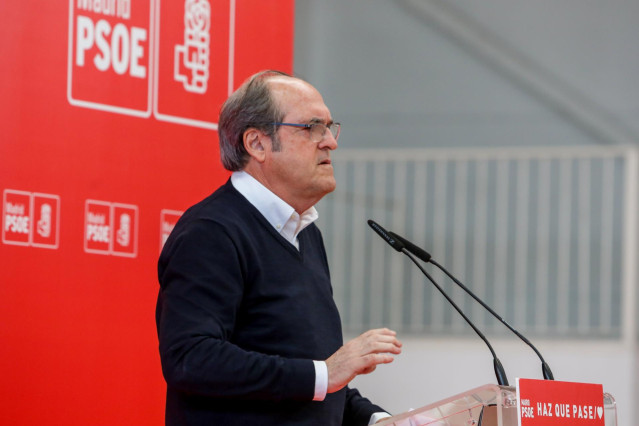 Acto del PSOE en Arganda del Rey (Madrid) con la participación de la vicepresidenta del Gobierno, Carmen Calvo