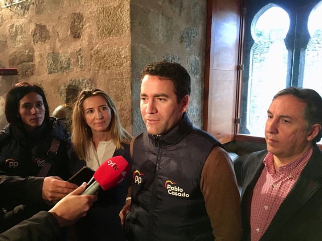 28A.- García Egea pide concentrar el voto en el PP como 