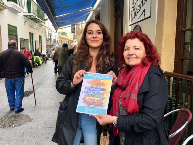 Cádiz.-28A.- Noelia Vera (Unidas Podemos) critica la política de migración del PSOE y Marlaska