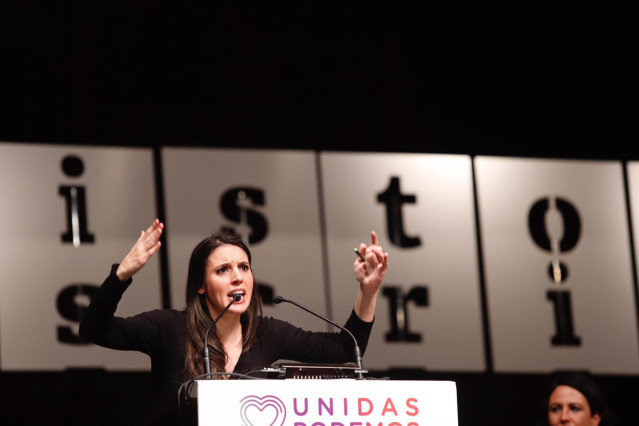 28A.-Montero (Unidas Podemos) Advierte De Que Votar PSOE 