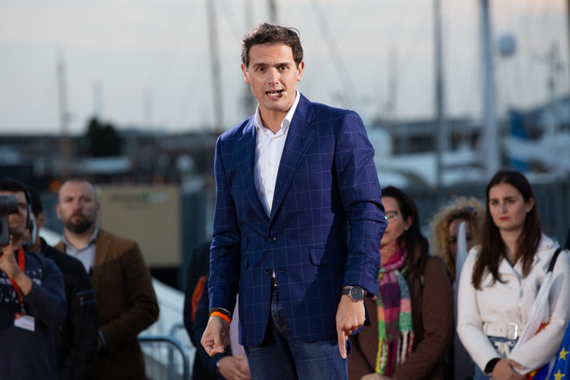 Mitin de Ciudadanos en Bacelona con Albert Rivera, Inés Arrimadas, Edmundo Bal y Maite Pagazzaurtundúa