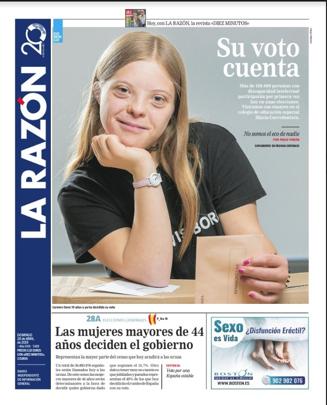 Primeras páginas de los diarios llegados esta noche a nuestra redacción