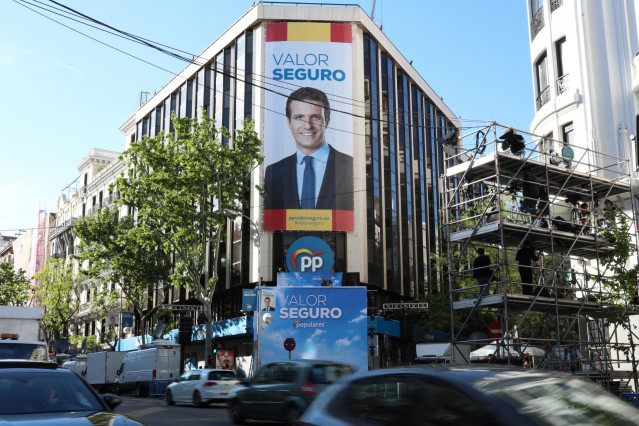 Elecciones Generales 28A 2019. Seguimiento de resultados en la sede del PP