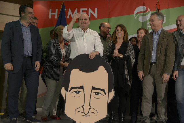 Elecciones generales 28A 2019. Seguimiento de resultados en la sede del PNV