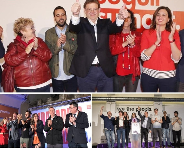 28A-A.- El Botànic Vuelve A Sumar En Una Noche De Nervios Y Podrá Repetir Por La Caída De Un PP Que Cede Ante Vox Y Cs