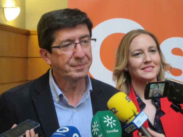 28A.- Marín (Cs) confía en que el cambio en Andalucía movilizará finalmente a los indecisos hacia el 
