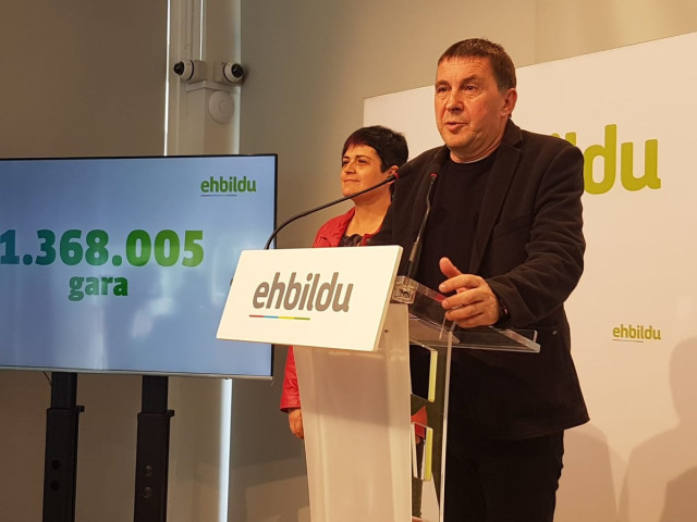 28A.- Otegi Dice Que EH Bildu Y ERC Van A 