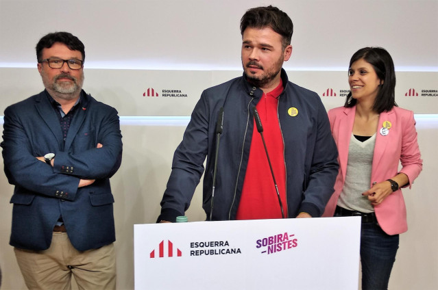 28A.- Junqueras (ERC) reivindica que 