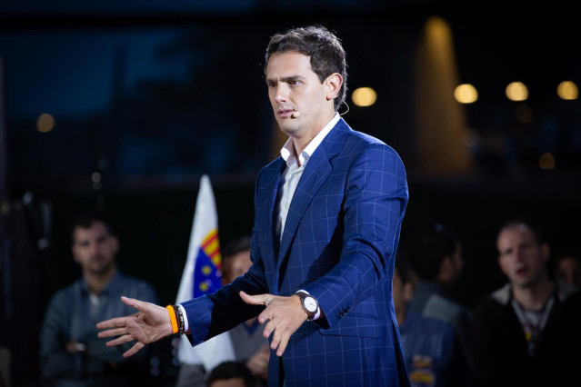 Mitin de Ciudadanos en Bacelona con Albert Rivera, Inés Arrimadas, Edmundo Bal y Maite Pagazzaurtundúa