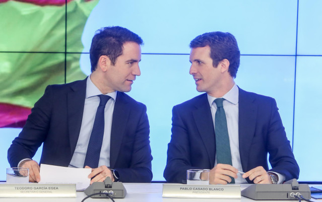 Reunión del Comité Ejecutivo del PP  tras la derrota histórica del partido en las elecciones del 28A