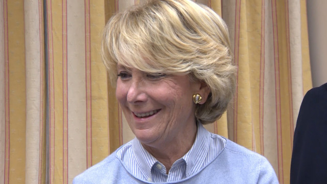 Esperanza Aguirre delcara en el Congreso de los Diputados