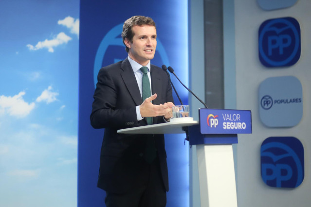 Reunión del Comité Ejecutivo del PP  tras la derrota histórica del partido en las elecciones del 28A