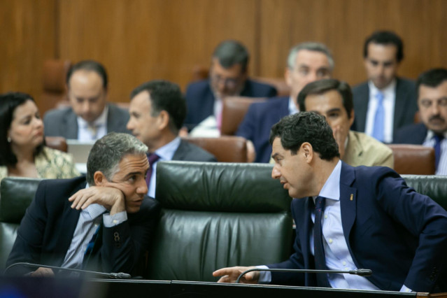 Primera jornada del Pleno del Parlamento andaluz