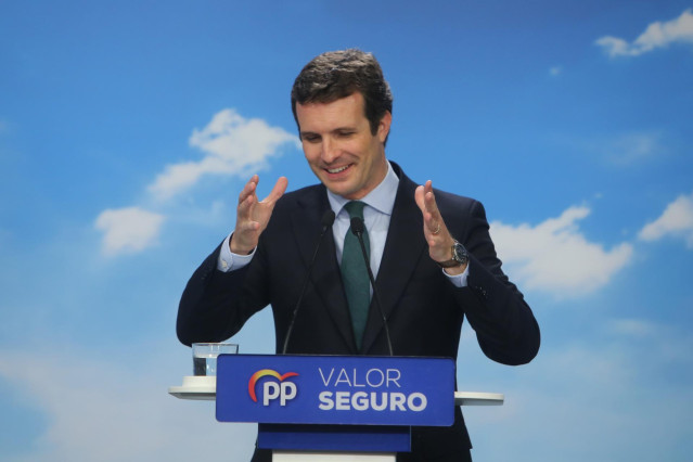 Reunión del Comité Ejecutivo del PP  tras la derrota histórica del partido en las elecciones del 28A