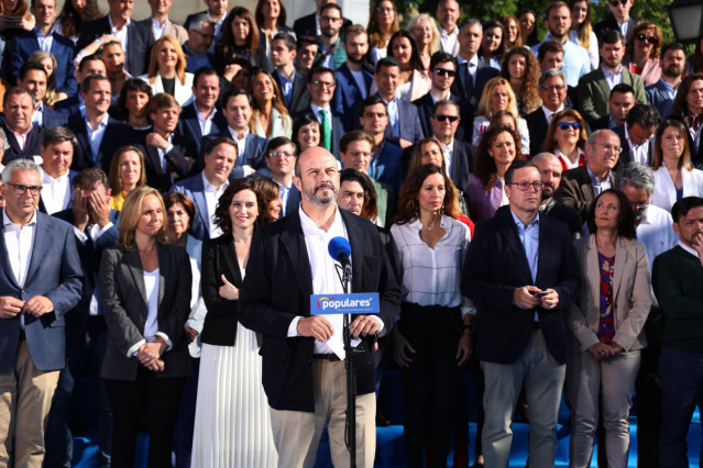Presentación de los candidatos del PP a la Asamblea de Madrid