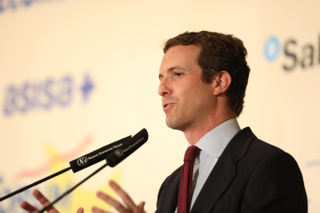 Desayuno Informativo con la intervención de Pablo Casado y la candidata del PP a la Presidencia de la Comunidad de Madrid, Isabel Díaz Ayuso