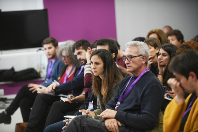 Ione Belarra y Diego Cañamero en el Consejo Ciudadano Estatal de Podemos