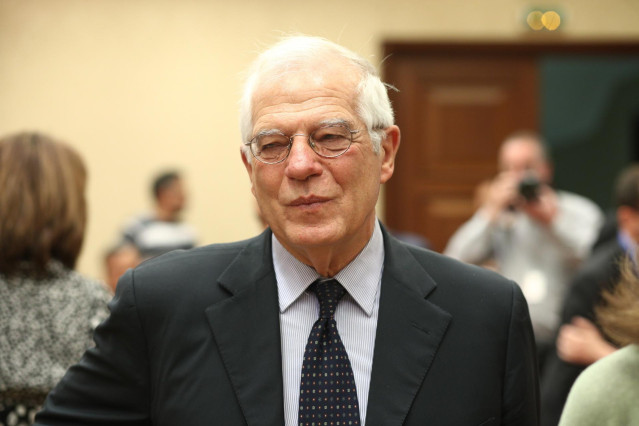 EL MINISTRO DE ASUNTOS EXTERIORES, JOSEP BORREL, COMPARECE EN LA COMISIÓN DE ASU