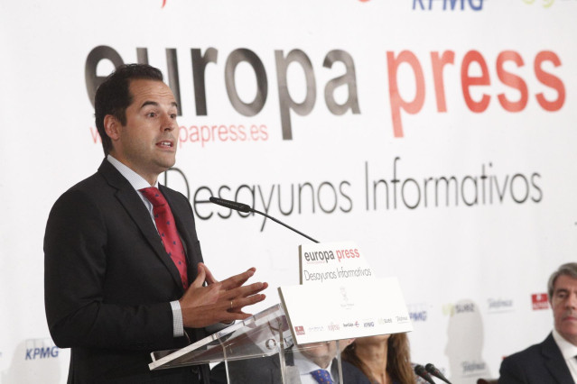 Ignacio Aguado protagoniza el Desayuno Informativo de Europa Press