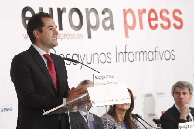 Ignacio Aguado protagoniza el Desayuno Informativo de Europa Press