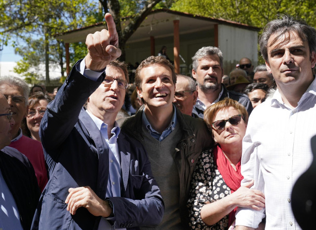 Feijóo y Casado en Galicia