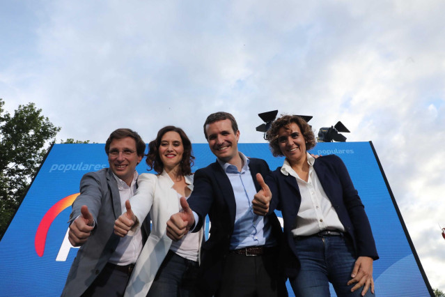 Candidatos PP a las elecciones con Casado
