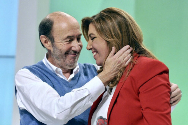 Susana Díaz, tras la muerte de Pérez Rubalcaba: 