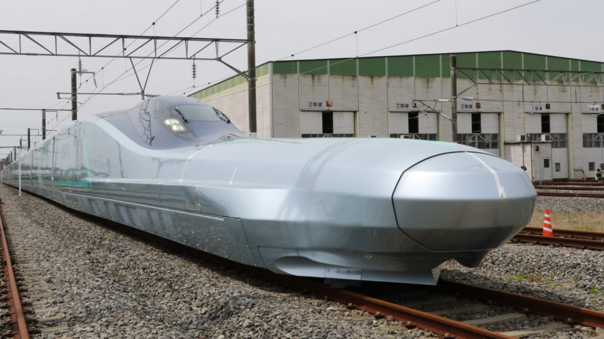 La versiu00f3n ALFA X del tren Shinkansen