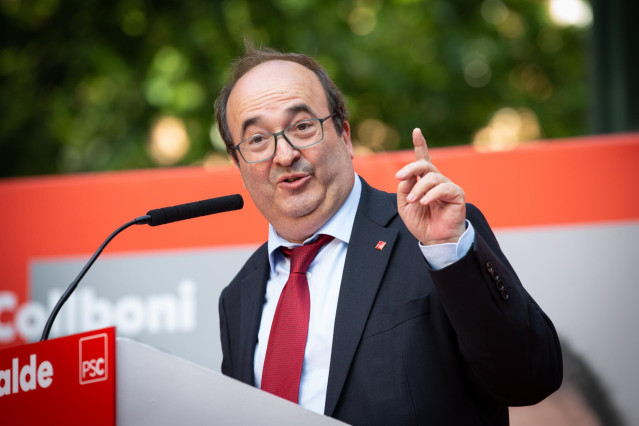 Acto de inicio de campaña del PSC en Barcelona